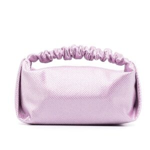 Alexander Wang | Satin Embellished Scrunchie Bag in Lavender